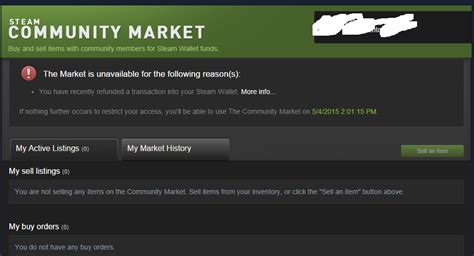 steam community market refund.